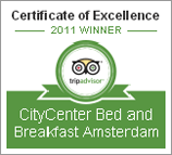 CityCenter B&B Amsterdam Award 2011